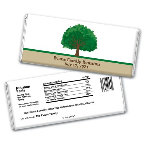 Rooted Together Personalized Candy Bar - Wrapper Only