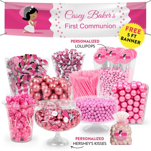 Personalized Girl First Communion Her Prayer Deluxe Candy Buffet
