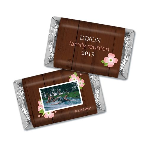 Chocolate Candy Bar and Wrapper Dogwood Family Reunion Favor
