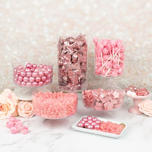 Rose Gold Love is Sweet Deluxe Candy Buffet