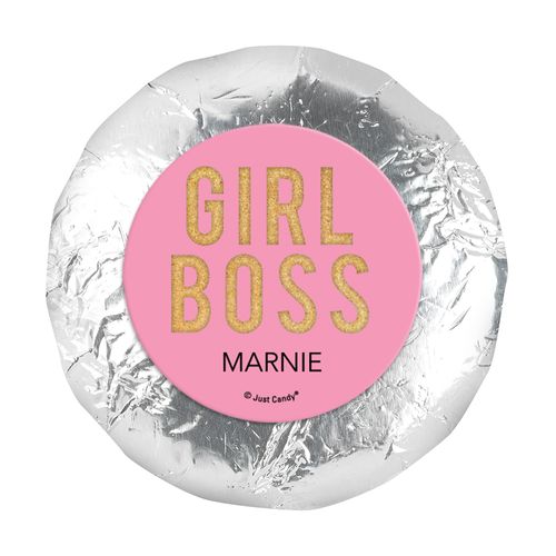 Personalized Girl Boss 1.25" Stickers (48 Stickers)