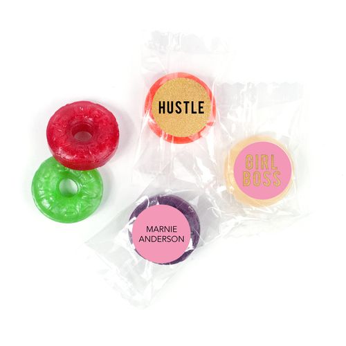 Personalized Girl Boss LifeSavers 5 Flavor Hard Candy