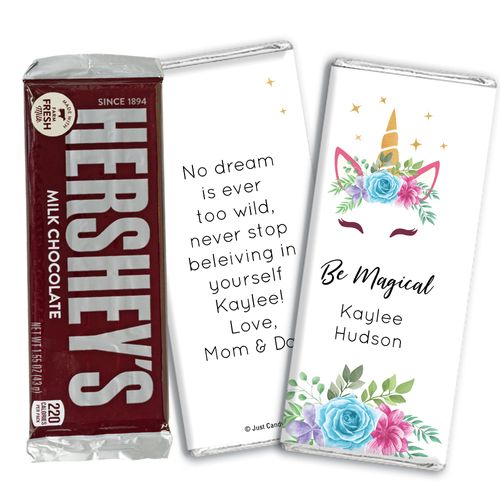 Personalized Birthday Magical Unicorn Hershey's Milk Chocolate Bar