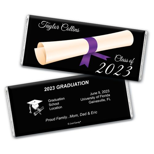 Graduation Personalized Chocolate Bar Diploma