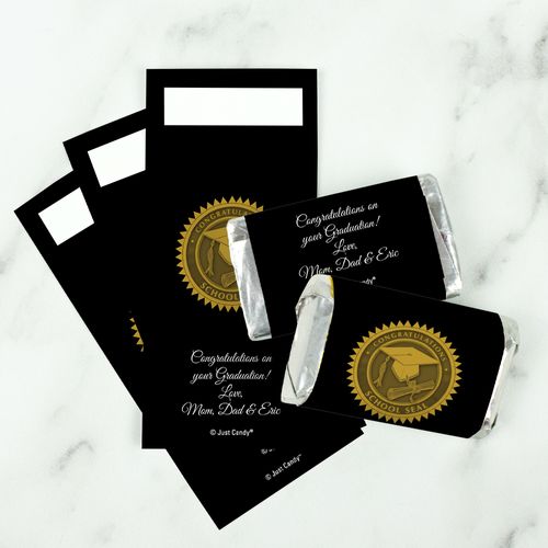 School Seal Personalized Miniature Wrappers
