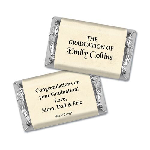Graduation Personalized HERSHEY'S MINIATURES Diploma with Gold Seal