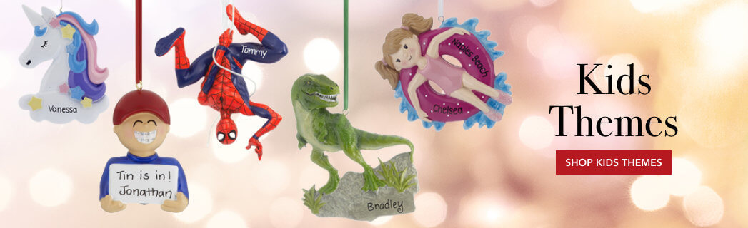 Personalized Kid themed ornaments