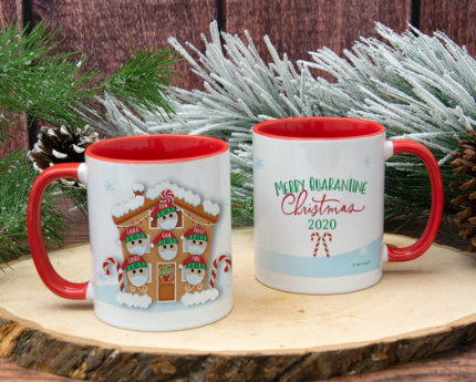 personalized holiday mugs