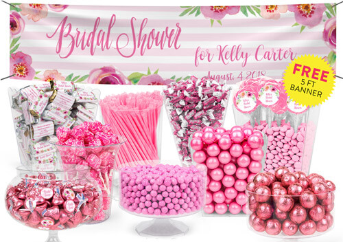 bridal shower candy buffet