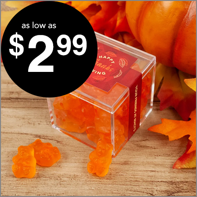 Thanksgiving JUST CANDY® FAVOR CUBES as low as $2.99