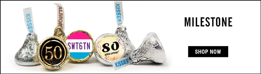 personalized kids birthday hershey's kisses