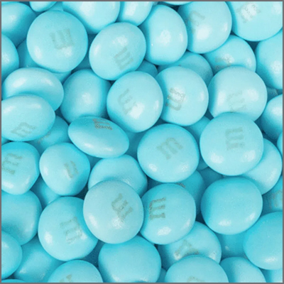 Light Blue M&M's