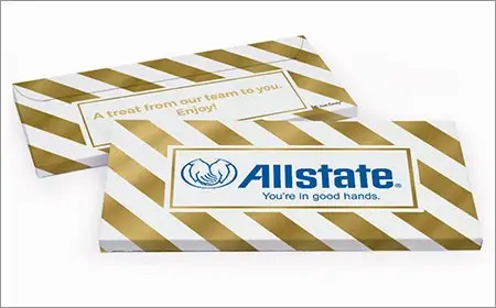 marketing chocolate bars in gift boxes