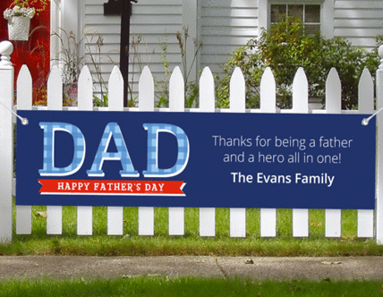 FATHER'S DAY BANNERS AND SIGNS