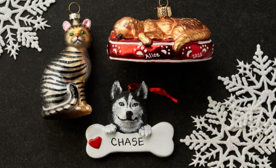 personalied pet christmas ornaments