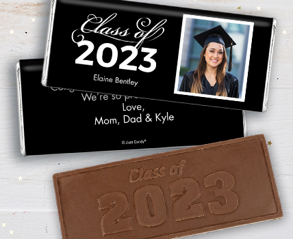 Shop Black Graduation Personalized Candy Bars