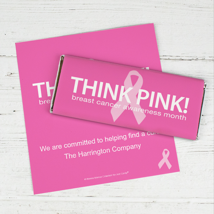 Breast Cancer Awareness Chocolate Bar Wrappers & Boxes