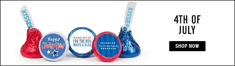 4th of july hershey's kisses