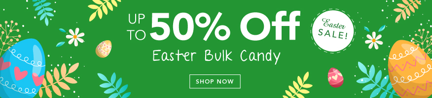 Up to 50% Off Easter Bulk Candy Banner