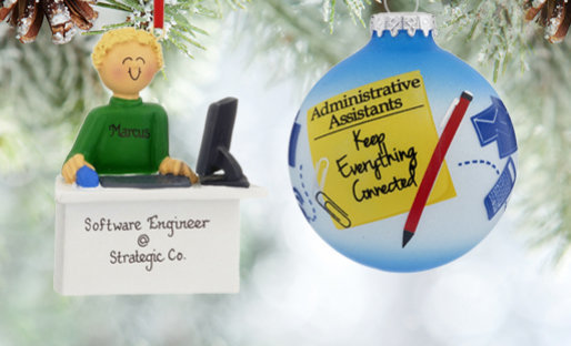 Personalized Business Christmas Ornaments