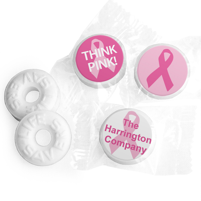 Breast Cancer Awareness Mints & Lifesavers