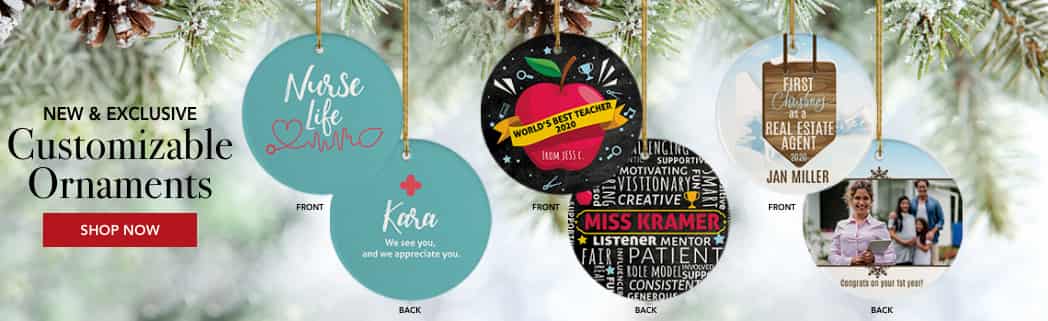 Personalized Occupation Christmas Ornaments