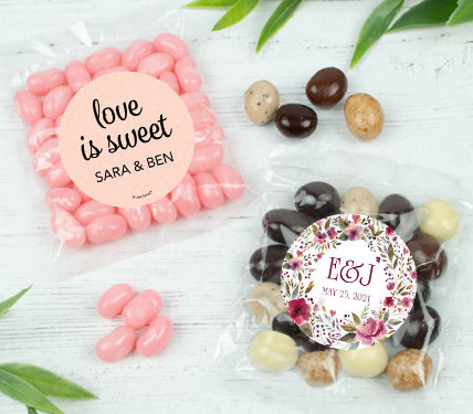 Personlized Candy Bag Wedding Favors