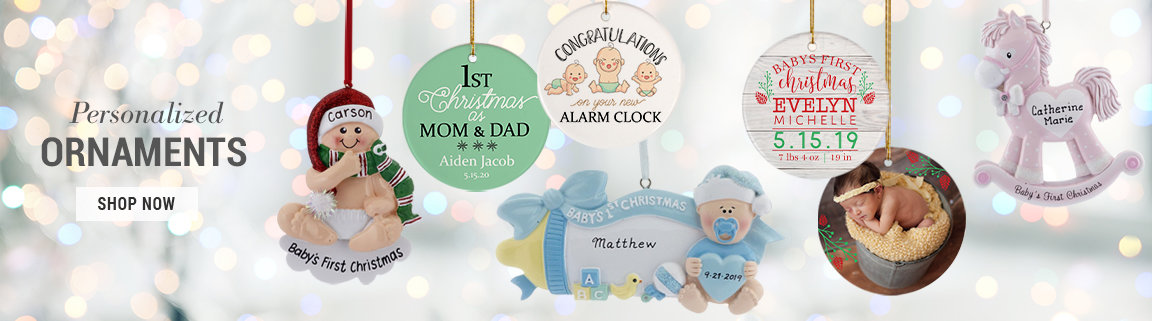 Personalized Baby Christmas Ornaments