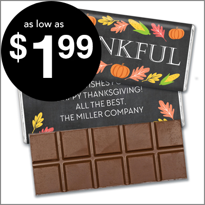 Thanksgiving Chocolate Belgian Bars as low as $1.99