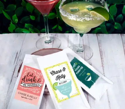 PERSONALIZED COCKTAIL DRINK MIX WEDDING FAVORS