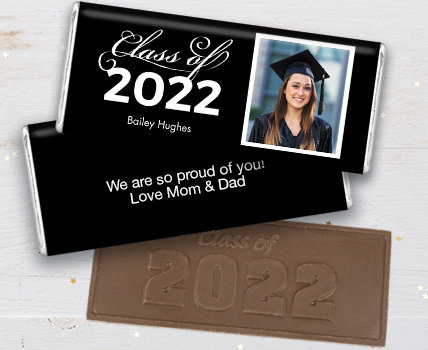 Shop Black Graduation Personalized Candy Bars