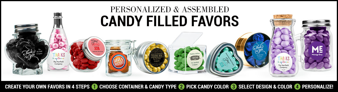 personalized thank you candy filled favors