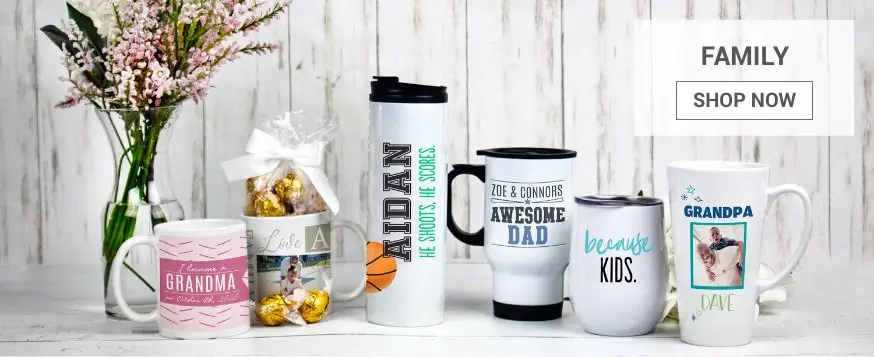 personalized family drinkware
