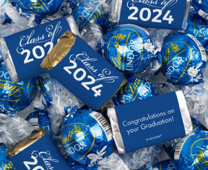Blue Bulk Graduation Candy