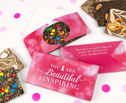 Shop Personalized Breast Cancer Gourmet Infused Candy Bars