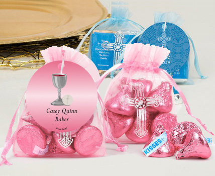 personalized first holy communion Candy filled favors