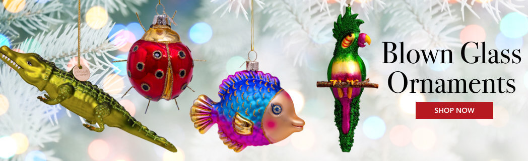 Personalized Glass Blown Pet Christmas Ornaments