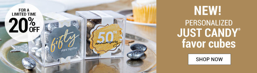 Shop our new sweet candy cube favors