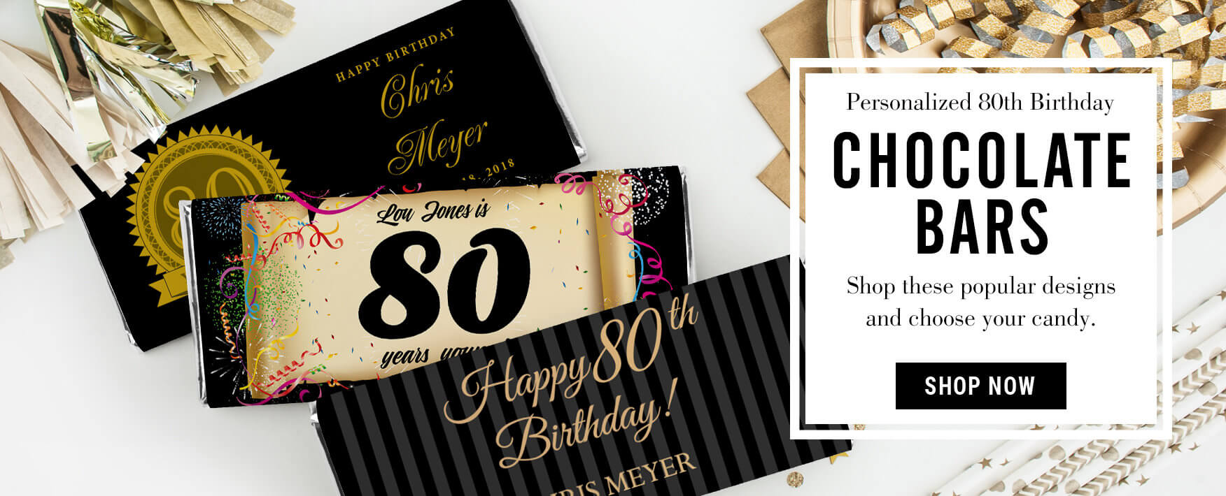 80th Birthday Party Favors
