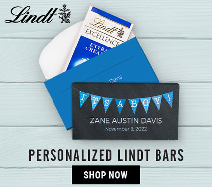 Personalized Baby Shower Lindt Boxes