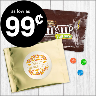 Thanksgiving Candy Bags as low as 99¢