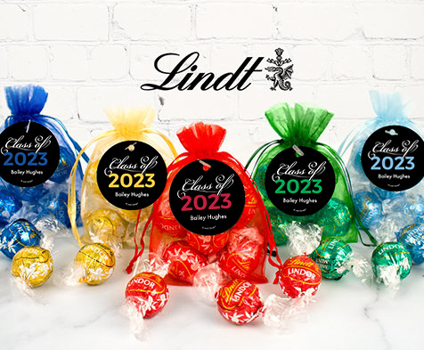 Personalized Lindt Organza Favors